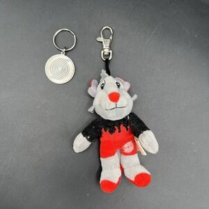 Portland Trail Blazers Keychain Basketball Blaze Cat Plush & Medal ~ Set of 2